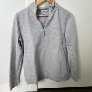 Vineyard Vines Quarter Zip Pullover Gray/ Pink